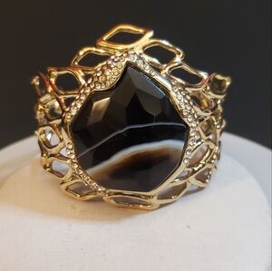 Alexis Bittar Gold and Black Bracelet